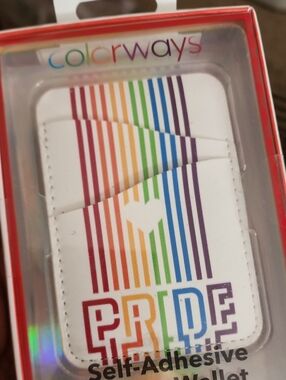 PRIDE Rainbow Self-Adhesive Card Holder